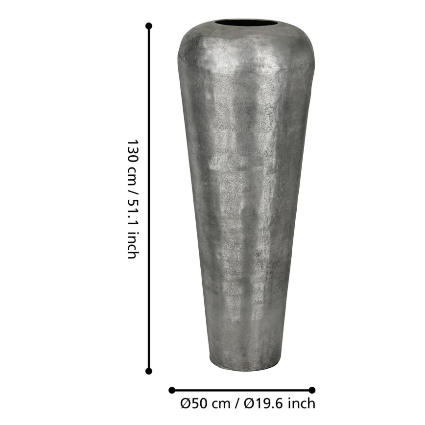 Eglo 421335 - Metallvase MIYAZAKI 130 x 50 cm, grau