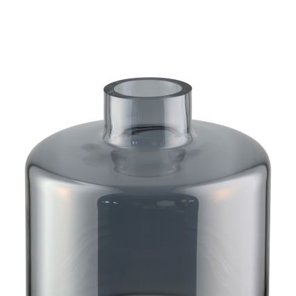 Eglo 421385 - Vaso in vetro NABAS 24,5x21 cm nero/fumé