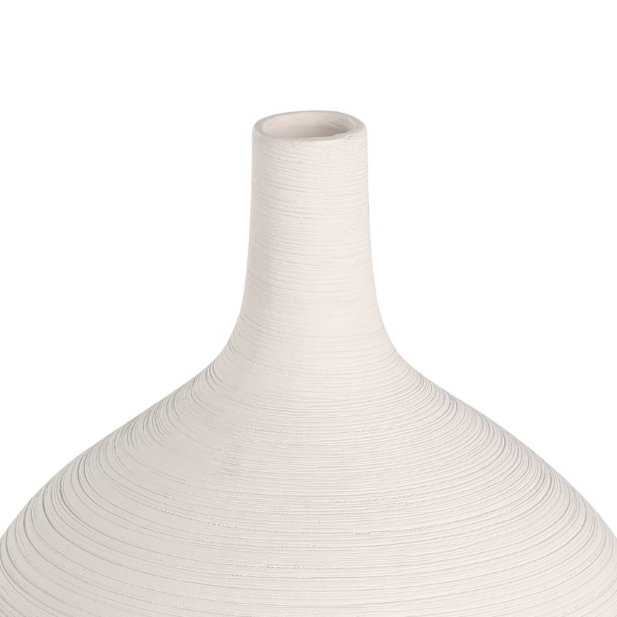 Eglo - Vaso in ceramica 22x16 cm bianco/oro