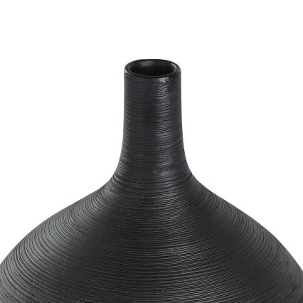 Eglo - Vaso in ceramica 22x16 cm nero/oro