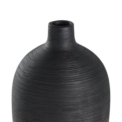 Eglo - Vaso in ceramica 28x12,5 cm nero/oro