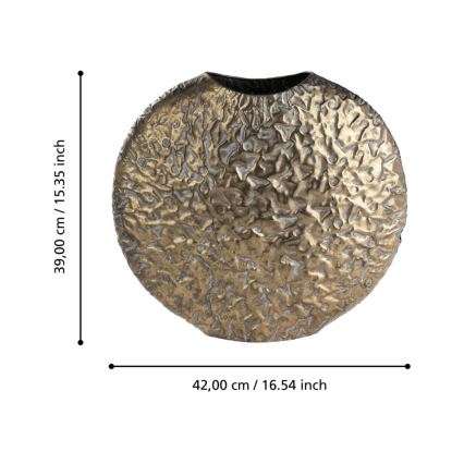 Eglo 421637 - Vaso in metallo LENGGENG 39x42 cm, finitura bronzo