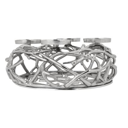 Eglo - Candeliere 13,5x35 cm argento