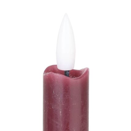 Eglo - SET 2x LED Candele LED/1xAAA 24,5 cm rosso