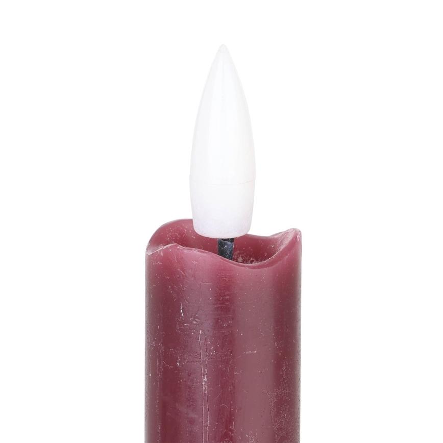 Eglo - SET 2x LED Candele LED/1xAAA 24,5 cm rosso