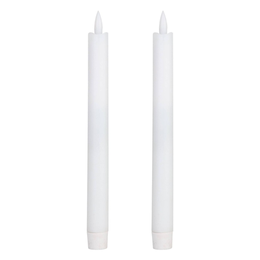Eglo - SET 2x LED Candele LED/1xAAA 24,5 cm bianco