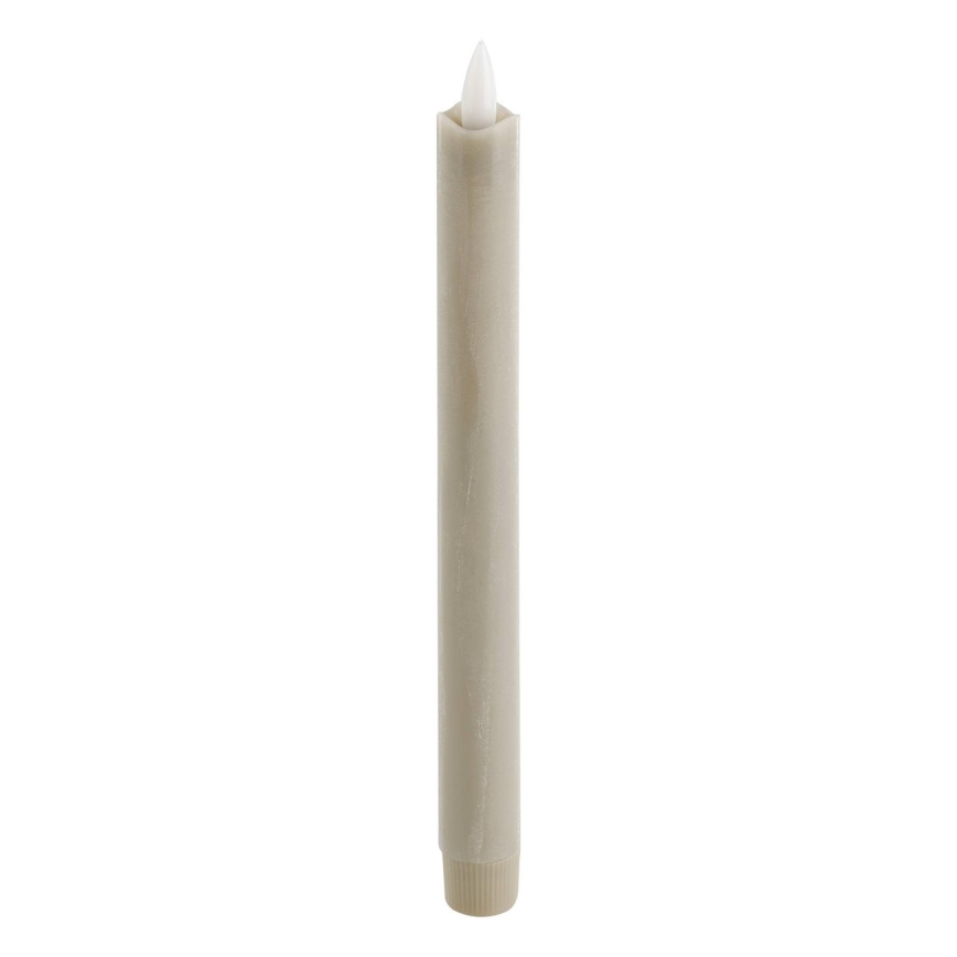 Eglo - SET 2x LED Candele LED/1xAAA 24,5 cm beige