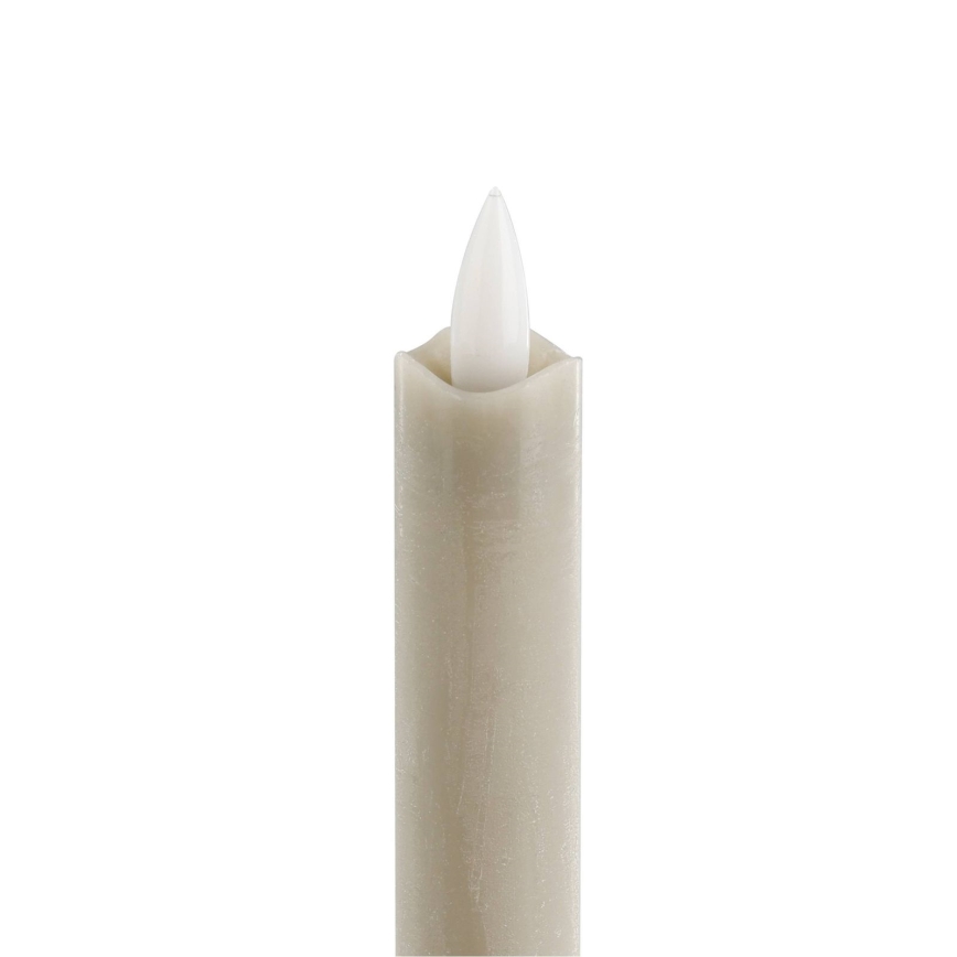Eglo - SET 2x LED Candele LED/1xAAA 24,5 cm beige