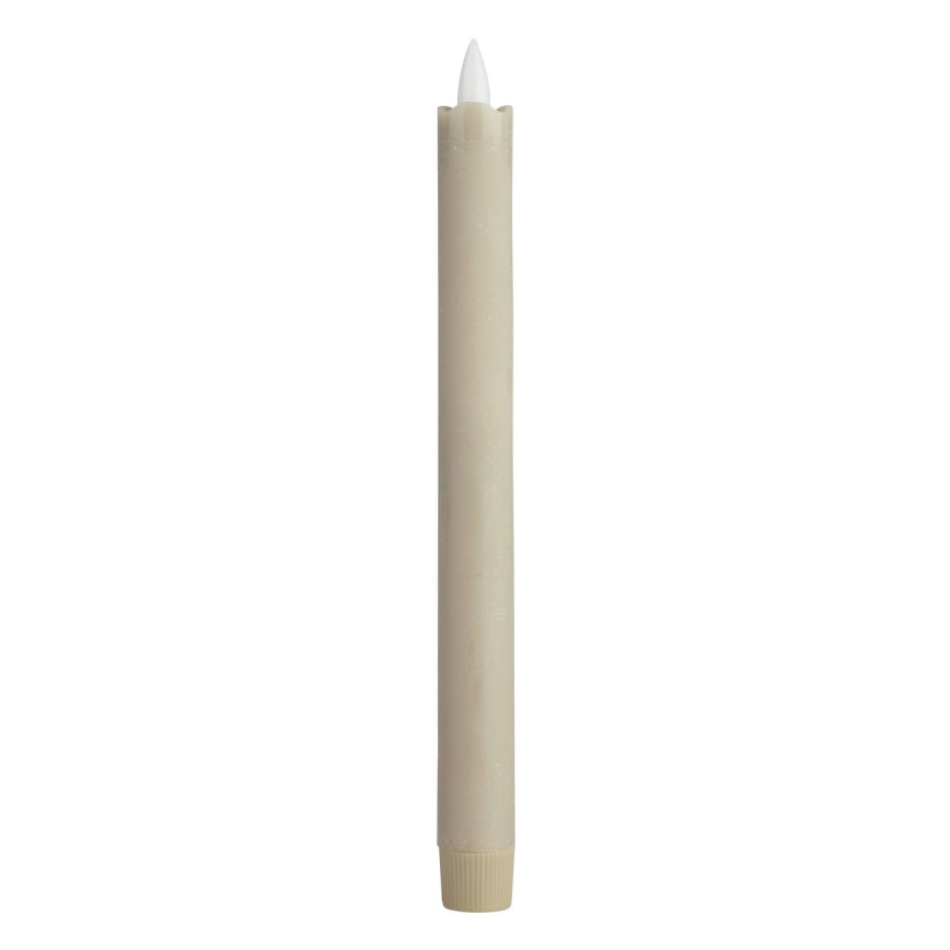 Eglo - SET 2x LED Candele LED/1xAAA 24,5 cm beige