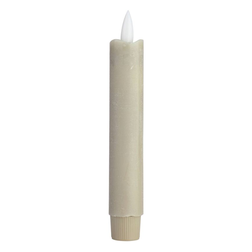 Eglo - SET 2x LED Candele LED/1xAAA 15 cm beige