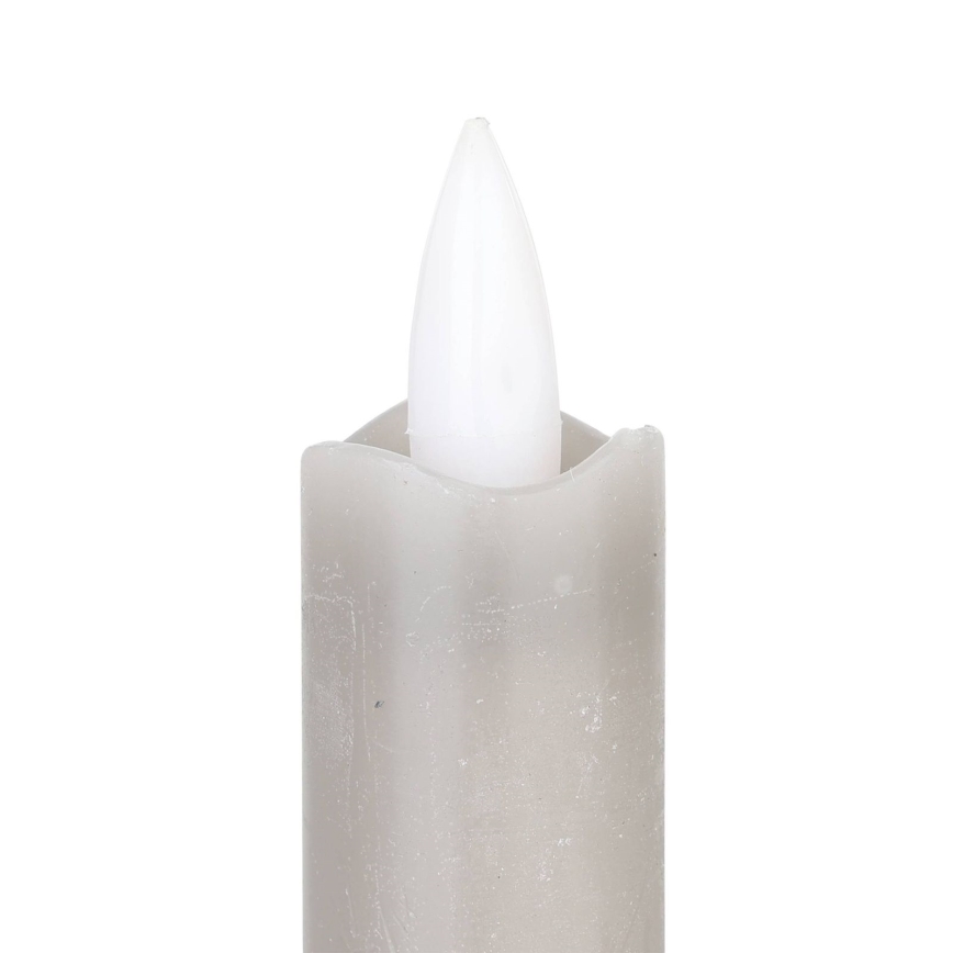 Eglo - SET 2x LED Candele LED/1xAAA 24,5 cm grigio
