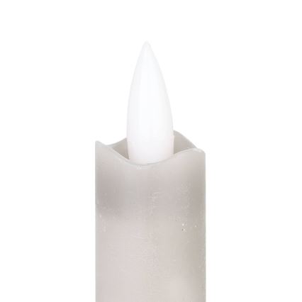 Eglo 422223 - SET 2x LED Candele ANTANABE LED/1xAAA 15 cm grigio