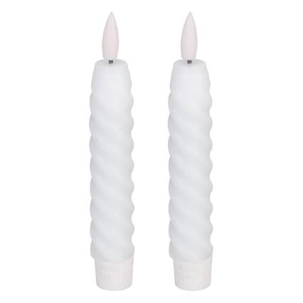 Eglo - SET 2x LED Candele LED/1xAAA 15 cm bianco