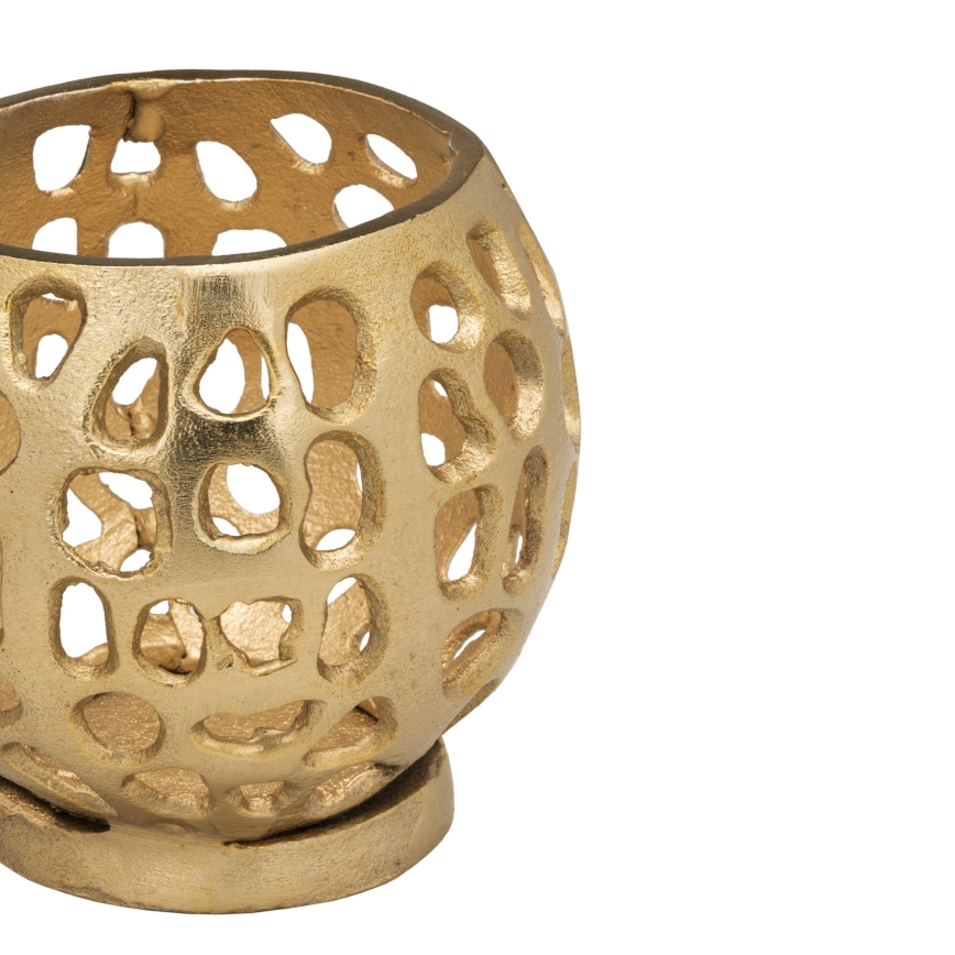Eglo - Kerzenleuchter 9,5x9,5 cm golden