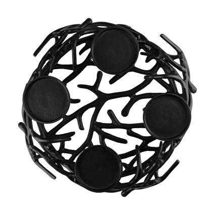 Eglo 422732 - Portacandela OROQUIETA 13,5x35 cm nero