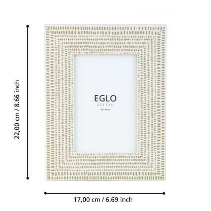 Eglo - Portafotografie 10x15 cm color crema