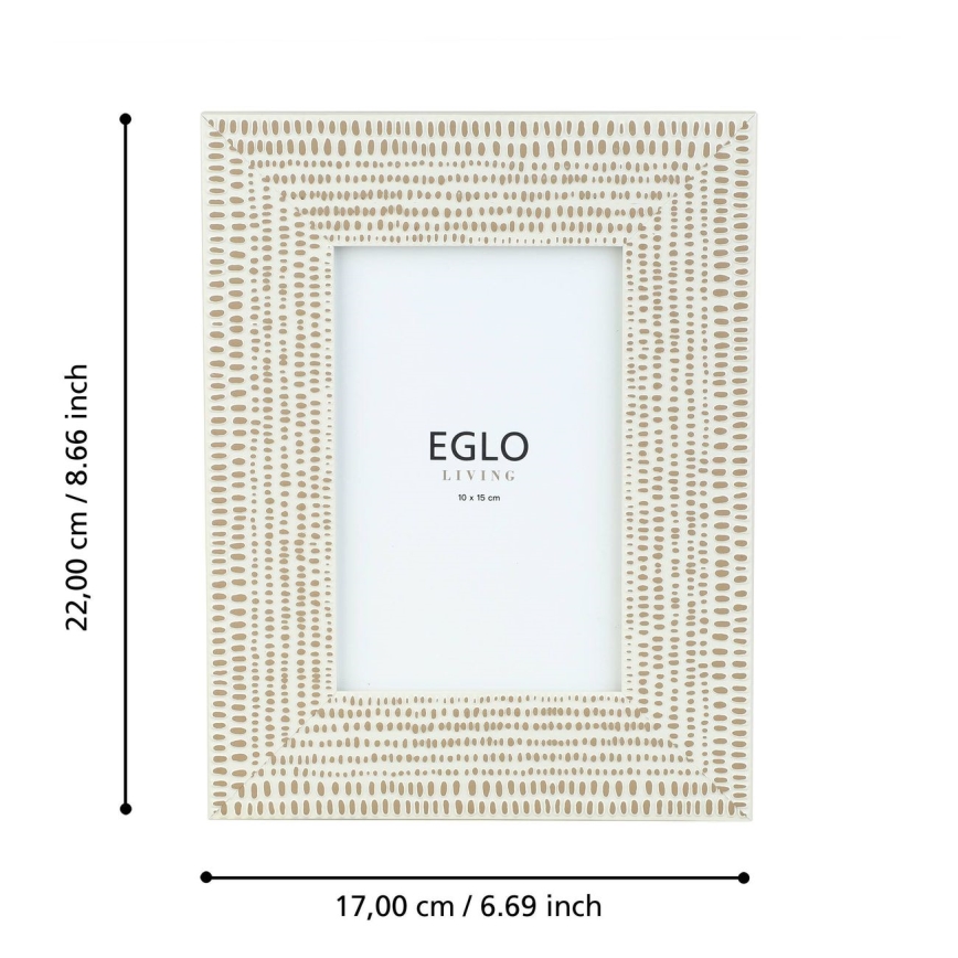 Eglo - Portafotografie 10x15 cm color crema
