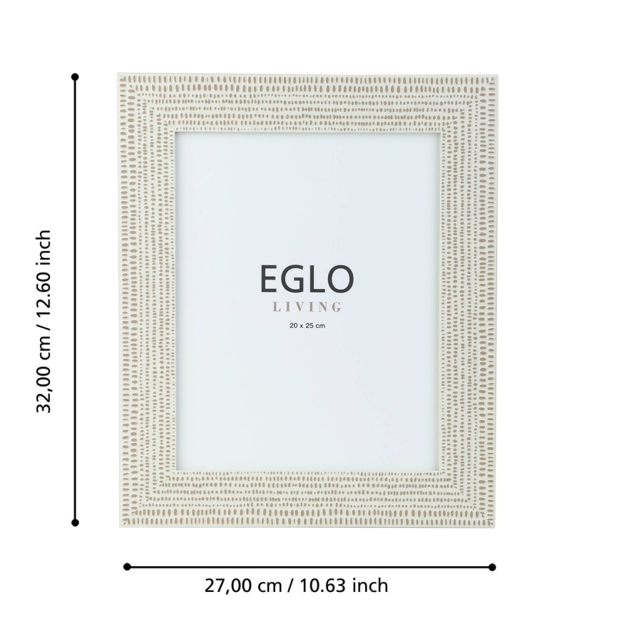 Eglo - Fotorahmen 20x25 cm cremefarben