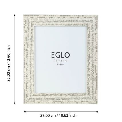 Eglo - Portafotografie 20x25 cm color crema