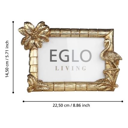 Eglo - Portafotografie 10x15 cm oro