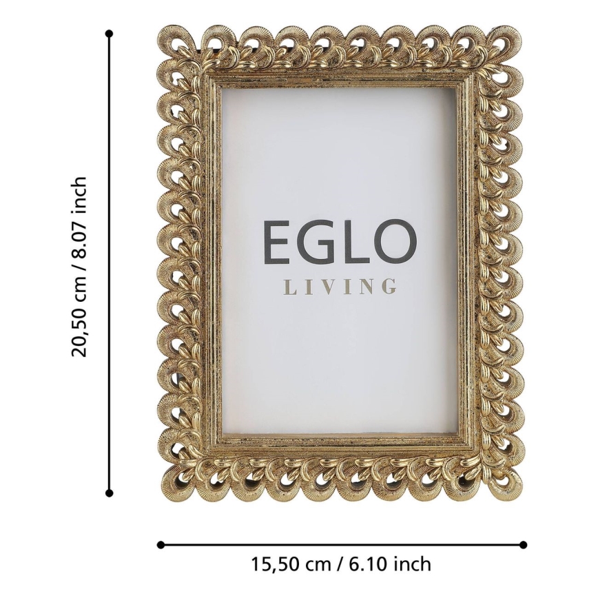 Eglo - Fotorahmen 10x15 cm golden