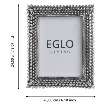 Eglo - Portafotografie 13x18 cm argento