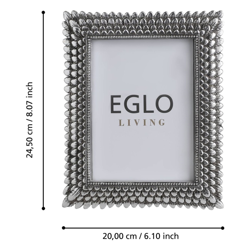 Eglo - Portafotografie 13x18 cm argento
