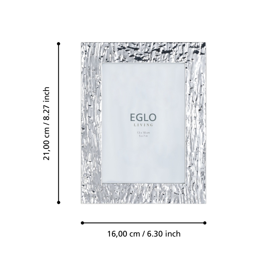 Eglo 423222 - Bilderrahmen BUGRINO 13x18 cm silber