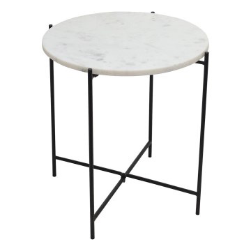 Eglo 424001 - Beistelltisch TOWADA, 44 cm, Marmor/Schwarz