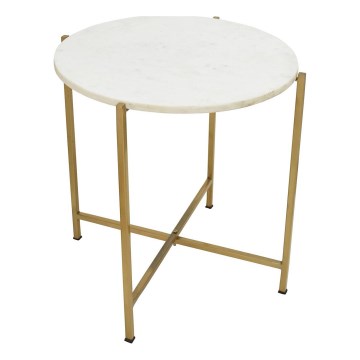 Eglo 424002 - Beistelltisch TOWADA 46 cm Marmor/Gold