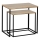 Eglo 424006 - Set 2x tavolini d'appoggio TOZAWA marrone/nero