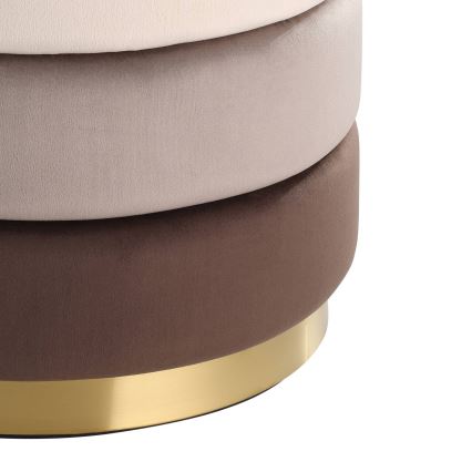 Eglo - Sgabello 42,5x50 cm marrone/oro