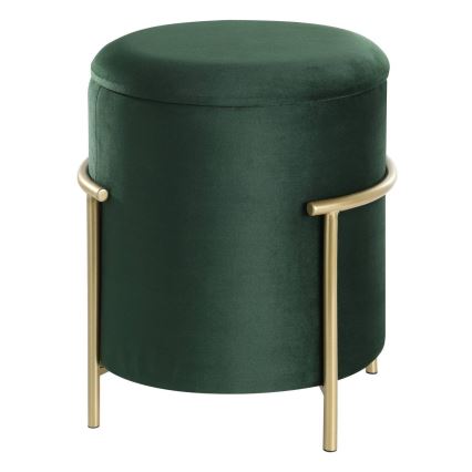 Eglo - Tabouret 46x41 cm vert/doré