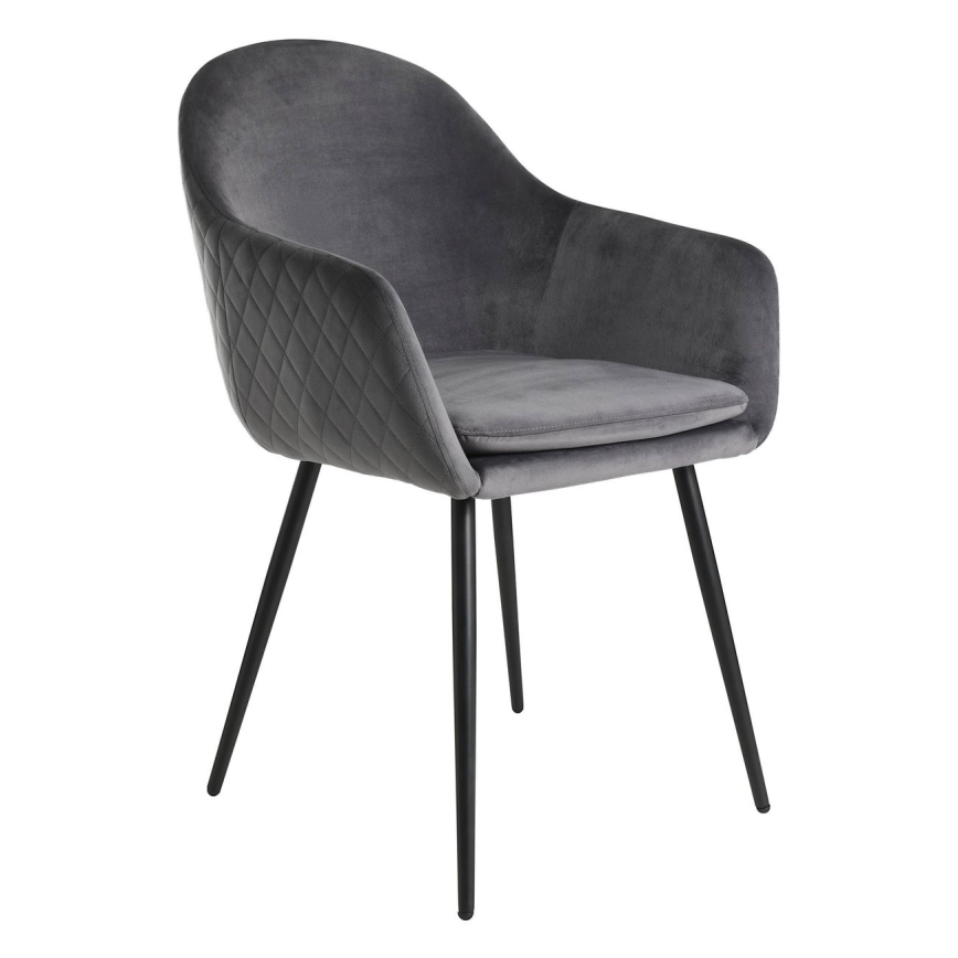 Eglo - Sedia da pranzo 87,5x58,5 cm grigio