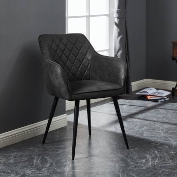 Eglo 424936 - Chaise de salle à manger MASANTOL 83 x 57,5 cm grise