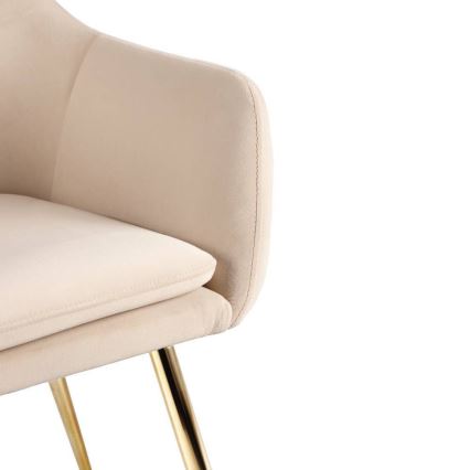 Eglo 424949 - Sedia da pranzo APALIT 87,5x57,5 cm crema/oro