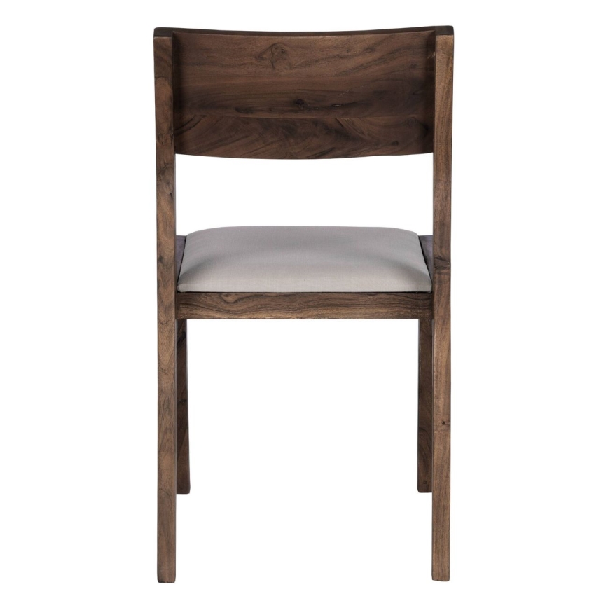 Eglo - Chaise de salle à manger 84x55 cm marron/crème