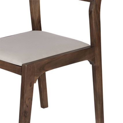 Eglo - Sedia da pranzo 84x55 cm marrone/color crema