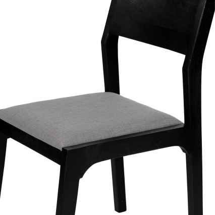 Eglo - Sedia da pranzo 84x55 cm nero/grigio