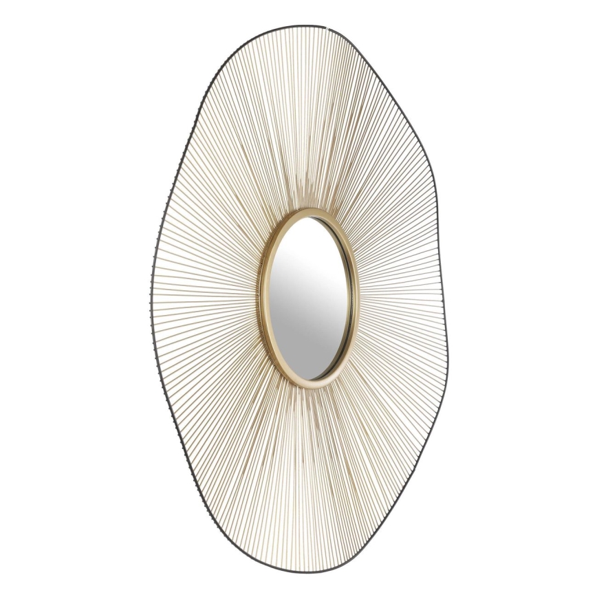 Eglo - Specchio da parete diametro 76 cm oro/nero
