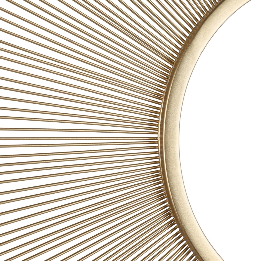 Eglo - Specchio da parete diametro 76 cm oro/nero