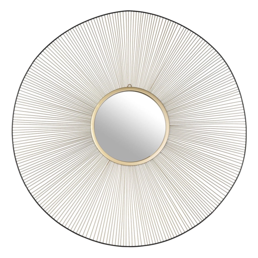 Eglo - Specchio da parete diametro 76 cm oro/nero