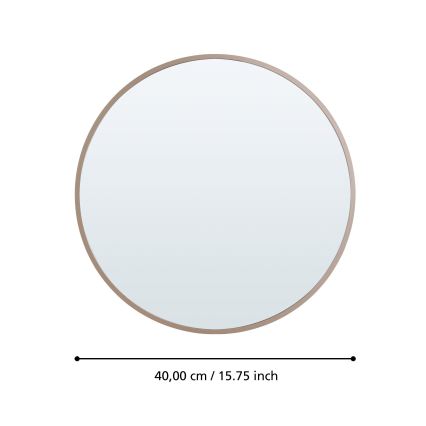 Eglo 425058 - Wandspiegel BANI Ø 40 cm beige
