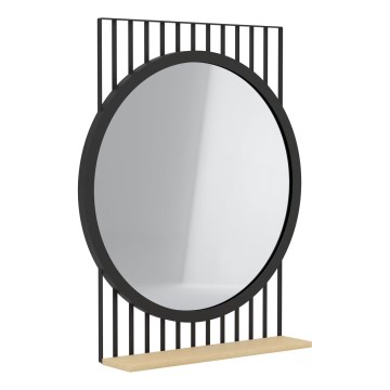 Eglo 425065 - Spiegel HUNWICK 45,4x57 cm schwarz/Linde