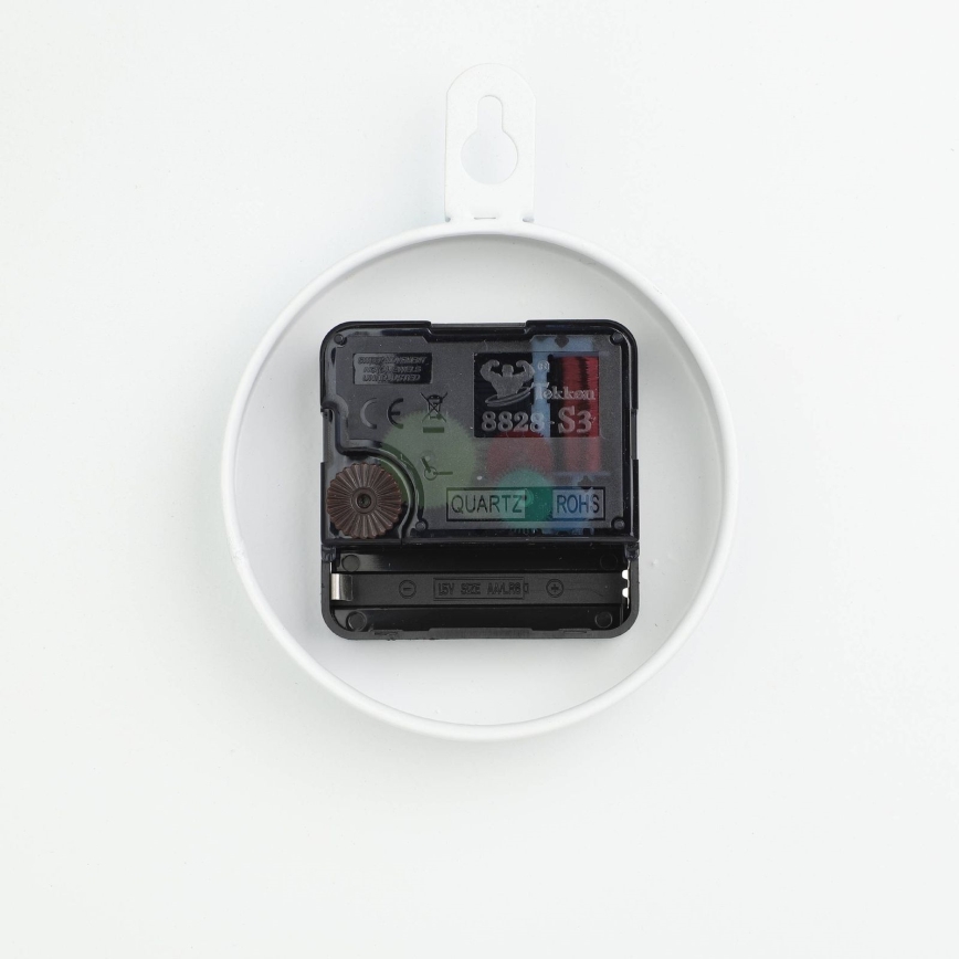 Eglo - Horloge murale 1xAA d. 30 cm marron