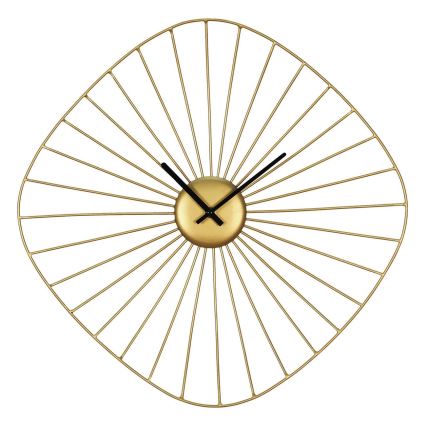 Eglo - Orologio da parete 1xAA 50x50 cm oro