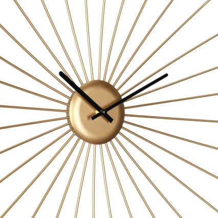 Eglo 425517 - Wanduhr MATSUMOTO 1xAA 60x60 cm goldfarben