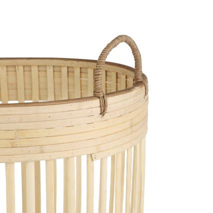 Eglo - Cestino decorativo 50x36 cm bambù