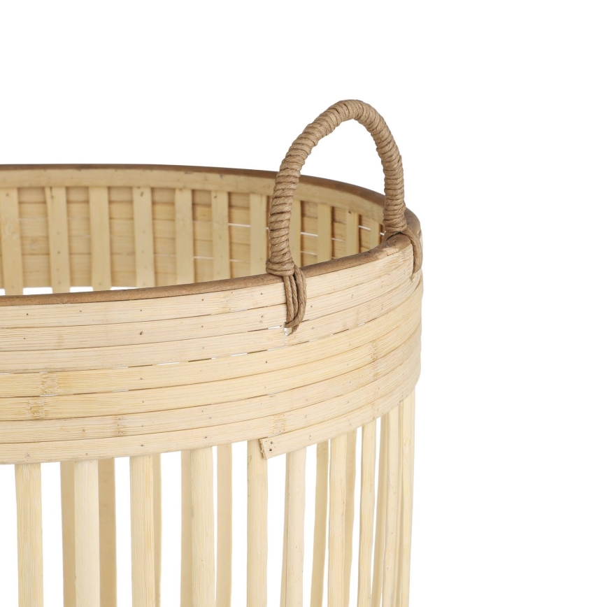 Eglo - Cestino decorativo 50x36 cm bambù