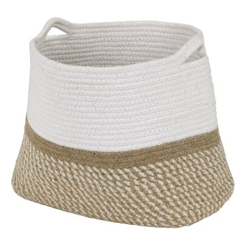 Eglo 426562 - Cesto decorativo TOYAMA 25x30 cm bianco/beige